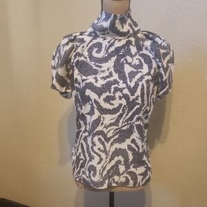 Boss By HUGO Boss Etrice Womens High Neck Blouse Size US 6